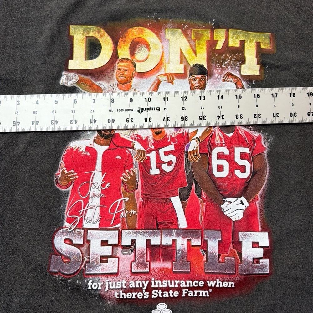 Kansas City Chiefs State Farm Limited Edition Shirt Patrick Mahomes XL Charcoal - Picture 8 of 9